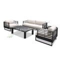 4 pcs aluminium dengan sofa taman atas HPL